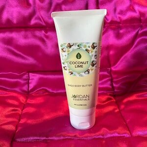 Coconut Lime Shea Body Butter 4 oz Hydrating Moisturizer - Jordan Essentials